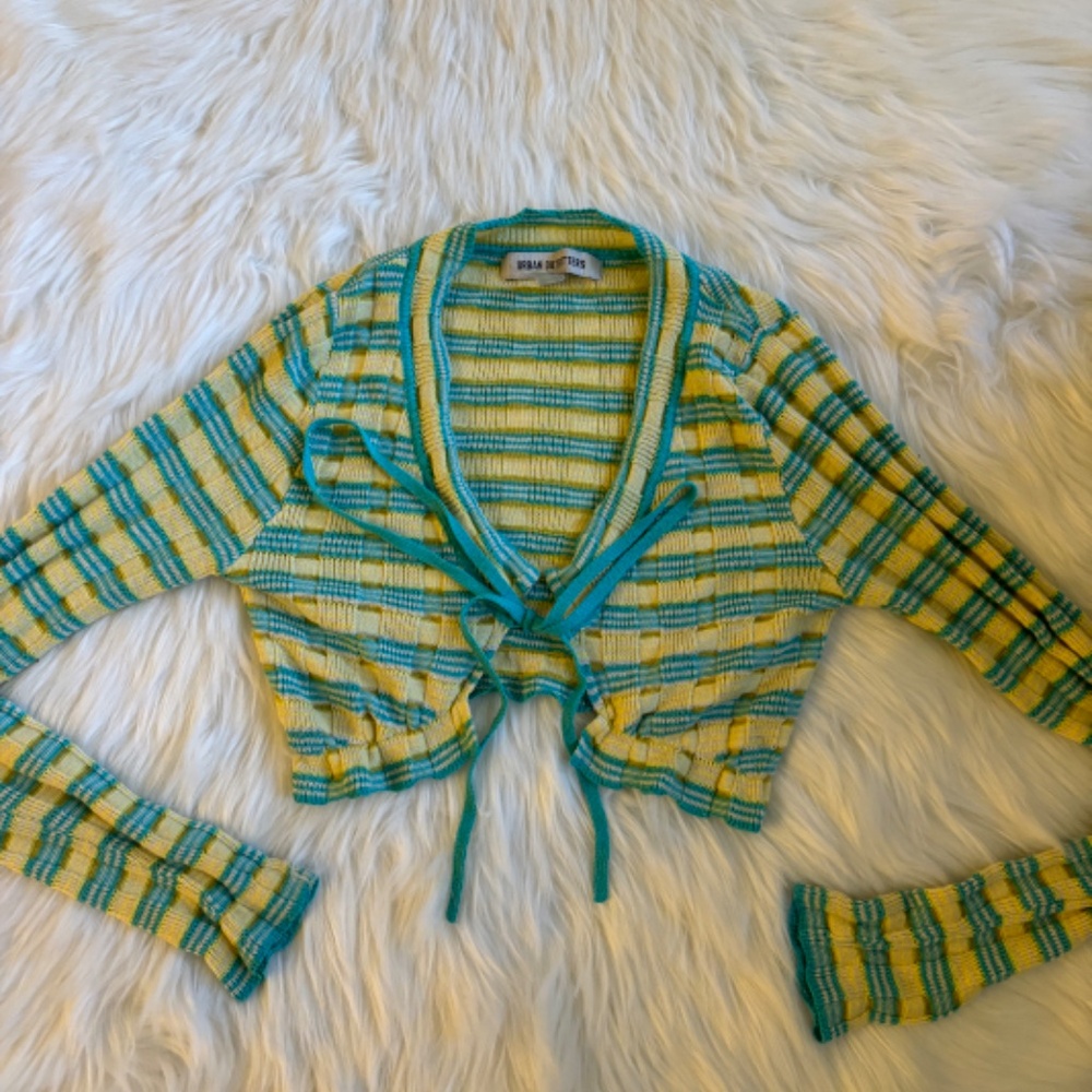 Urban Outfitters Crop Top with Tie Front